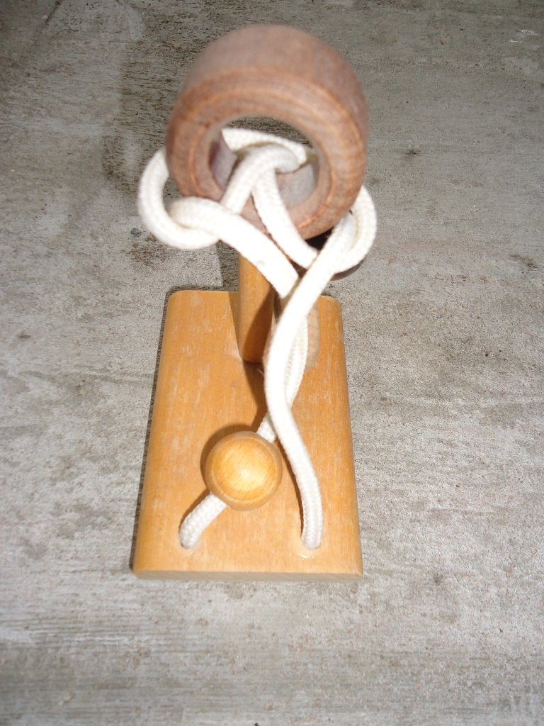Ontwarrings Puzzel - IQ - Koordpuzzel - Two lovers string Z, Een of twee spelers, Ophalen of Verzenden, Zo goed als nieuw