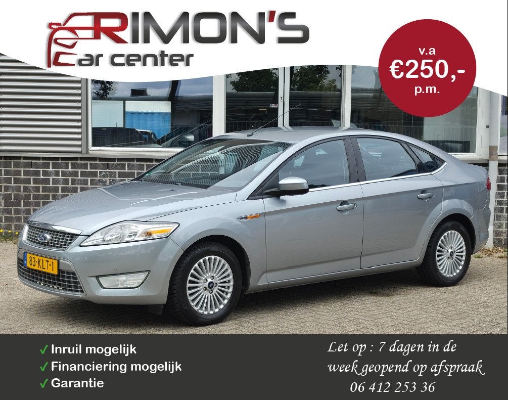 Ford Mondeo 2.0-16V Limited Navi Trekhaak Pdc Cruise COntrol, Auto's, Ford, Euro 5, Gebruikt, Origineel Nederlands, Handgeschakeld