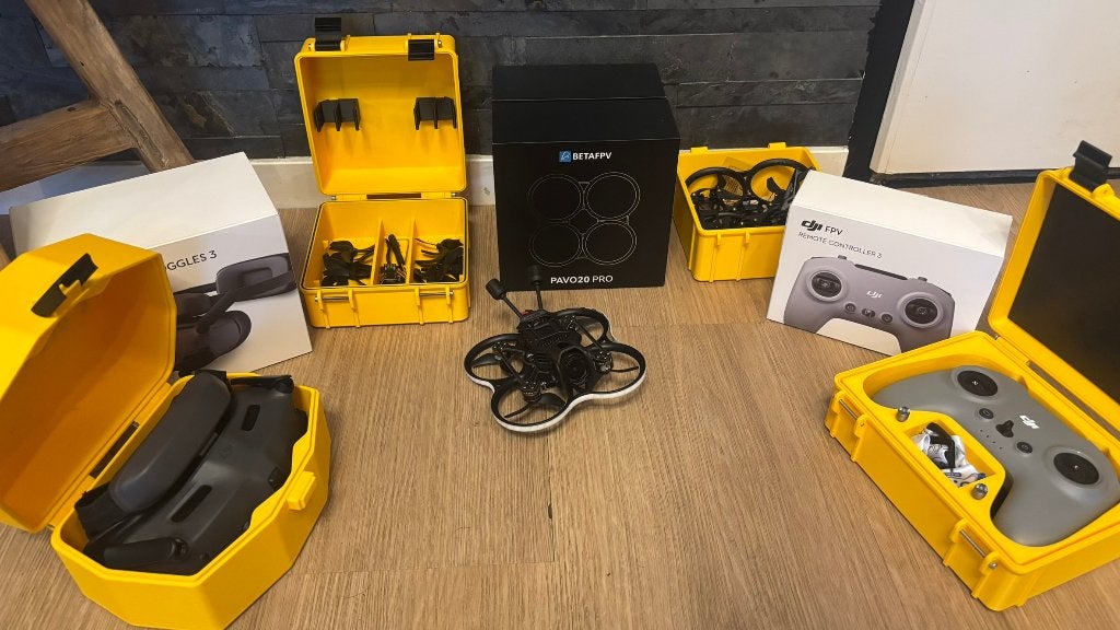 BetaFPV Pavo20 Pro II O4 + DJI Goggles 3 + Remote 3 + 4xLiPo, Ophalen, Cameradrone, Overige merken, Zo goed als nieuw
