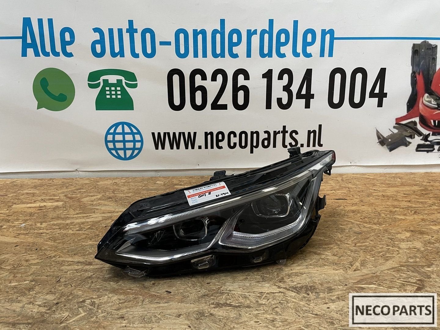 VW GOLF 8 VOL LED KOPLAMP LINKS ORIGINEEL 5H1941035, Gebruikt, -, Volkswagen, -