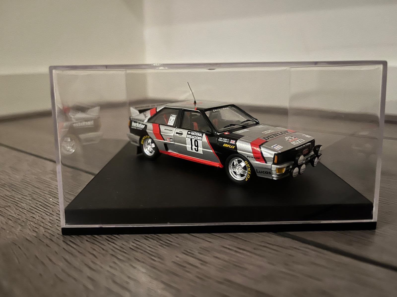 1:43 Audi Quattro A1 1987, Ophalen of Verzenden, Zo goed als nieuw, Auto, Overige merken