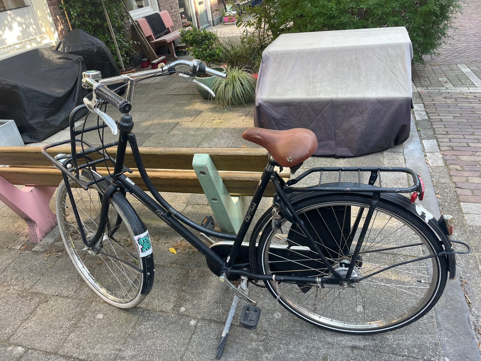 Mooie omafiets met rek, opknapper, Fietsen en Brommers, Fietsen | Dames | Omafietsen, Ophalen, Versnellingen, 56 cm of meer, Zo goed als nieuw