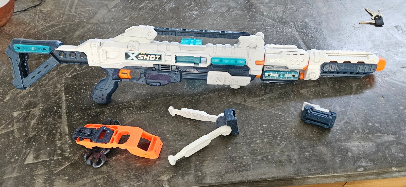 X-Shot Zuru Blaster met accessoires, Ophalen of Verzenden, Gebruikt
