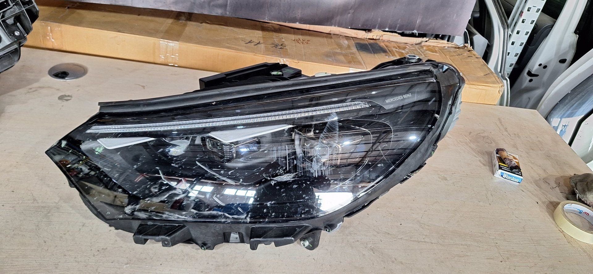Mercedes Eqe Koplamp links W294 X294 digital light, Gebruikt, -, Ophalen of Verzenden, -