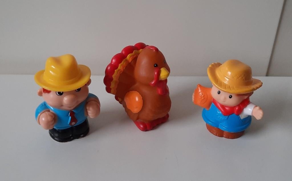Set van 3 Little People poppetjes, Ophalen of Verzenden, Zo goed als nieuw, Speelset