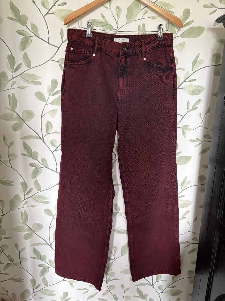 Dante 6 bordeauxrode wijde spijkerbroek Jeans 29, Kleding | Dames, Spijkerbroeken en Jeans, Dante 6, Overige kleuren, Nieuw, Ophalen of Verzenden