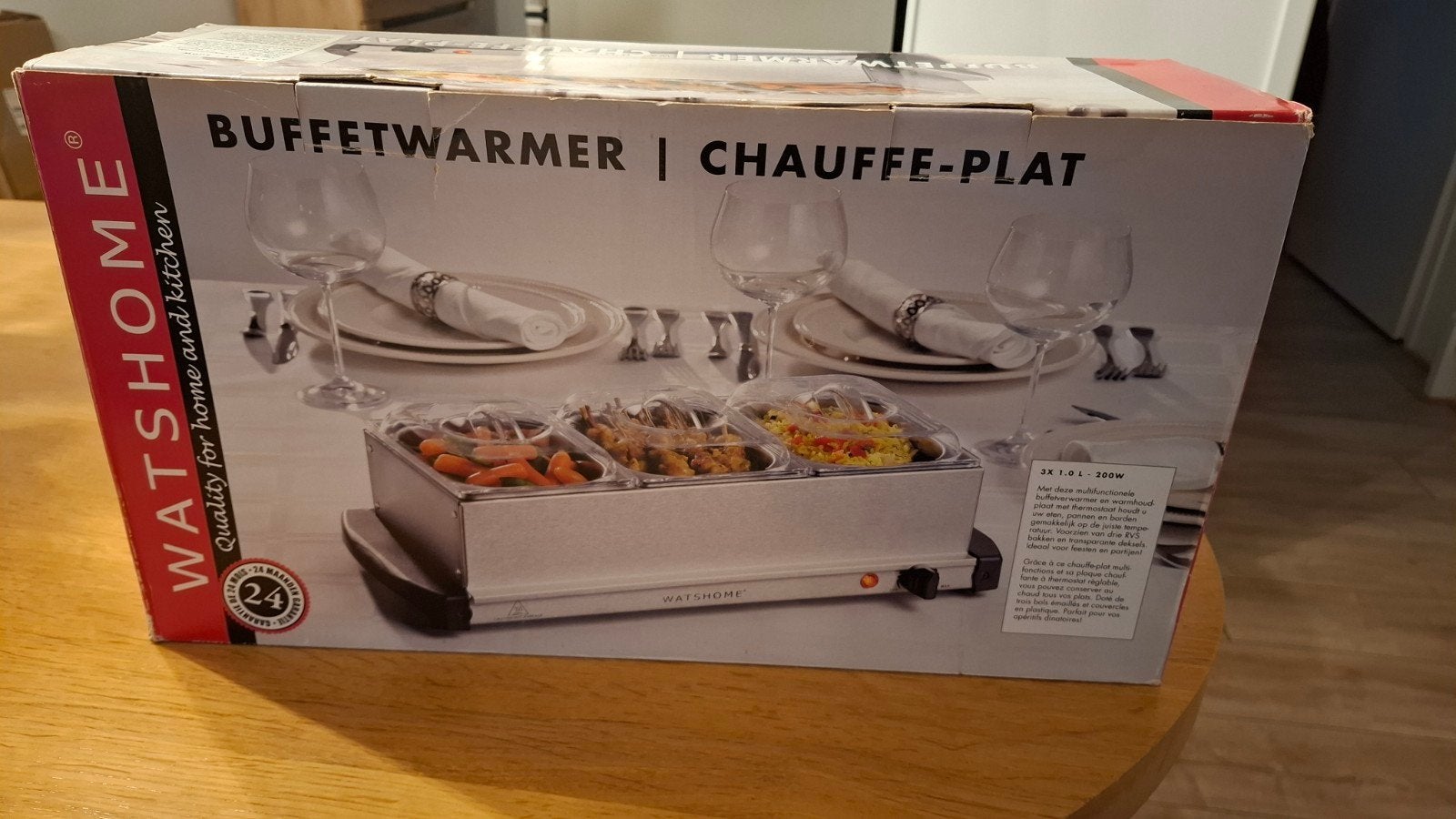 Buffetwarmer / Chauff-plat - Ideaal voor feesten, Witgoed en Apparatuur, Overige Witgoed en Apparatuur, Ophalen of Verzenden, Nieuw