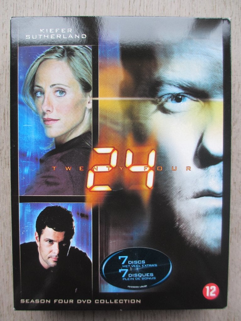 Dvd’s 24 seizoen 4, Cd's en Dvd's, Nederlands, Seizoen 4, Ophalen of Verzenden, Vanaf 12 jaar