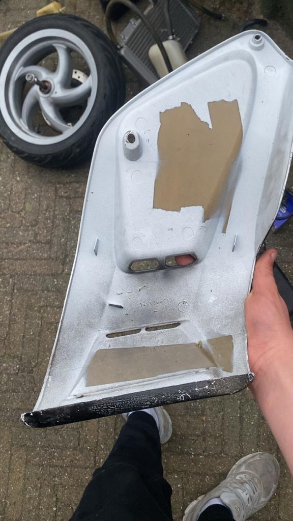 Runner onderdelen + frame zonder 123, Fietsen en Brommers, Brommeronderdelen | Scooters, Ophalen, Gebruikt, Overige typen, Piaggio