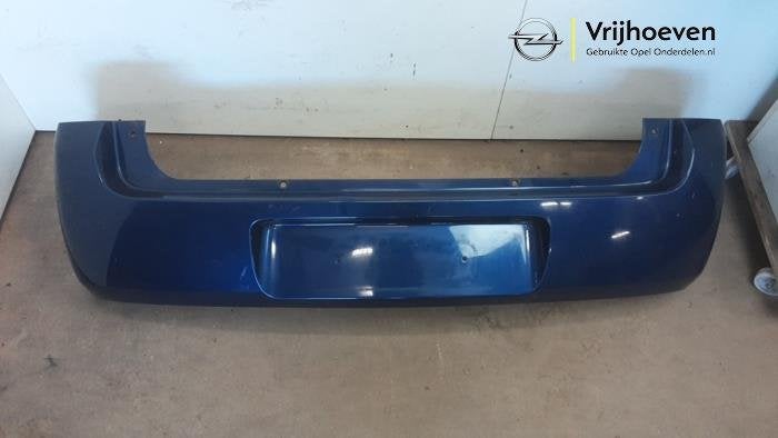 Achterbumper van een Opel Meriva (Meriva 03-) (Z21B), Gebruikt, -, -, Opel
