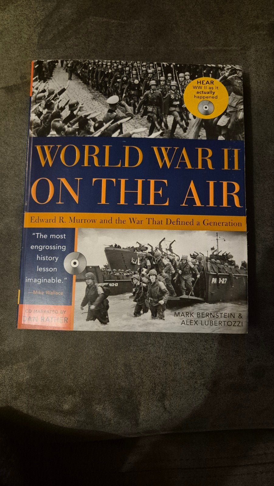 World War II On The Air - Boek met CD, Algemeen, Edward R. Murrow, Mark Bernstein & Alex Lubertozzi, Ophalen, Tweede Wereldoorlog