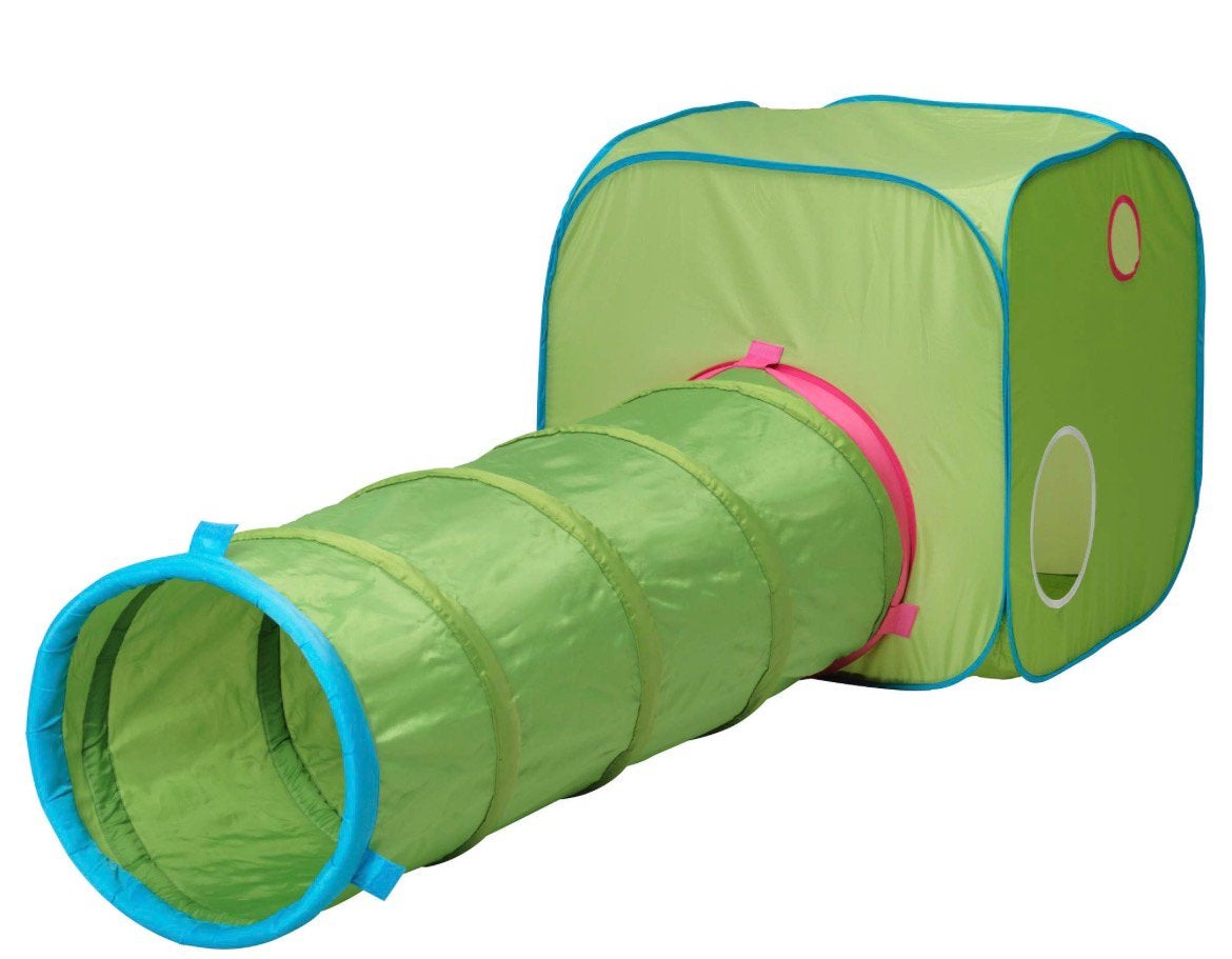 Ikea Busa speeltunnel plus kubus (kan op elkaar), Ophalen, Zo goed als nieuw