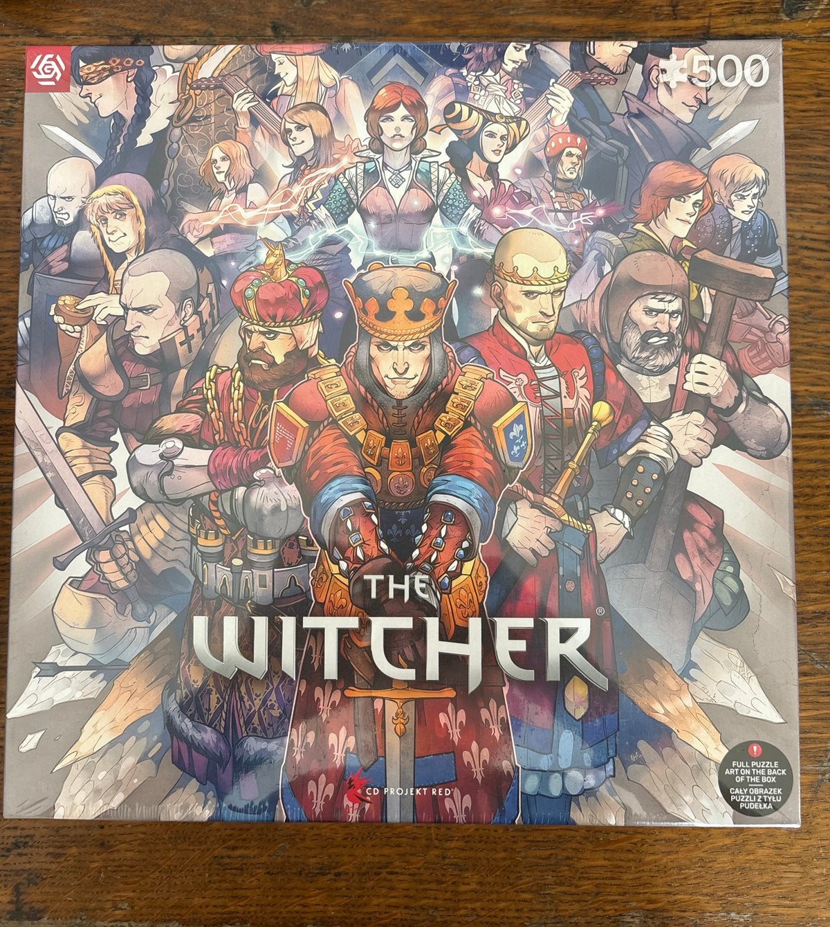 The Witcher Legpuzzel 500 stukjes - Nieuw in verpakking, Ophalen of Verzenden, 500 t/m 1500 stukjes, Nieuw, Legpuzzel