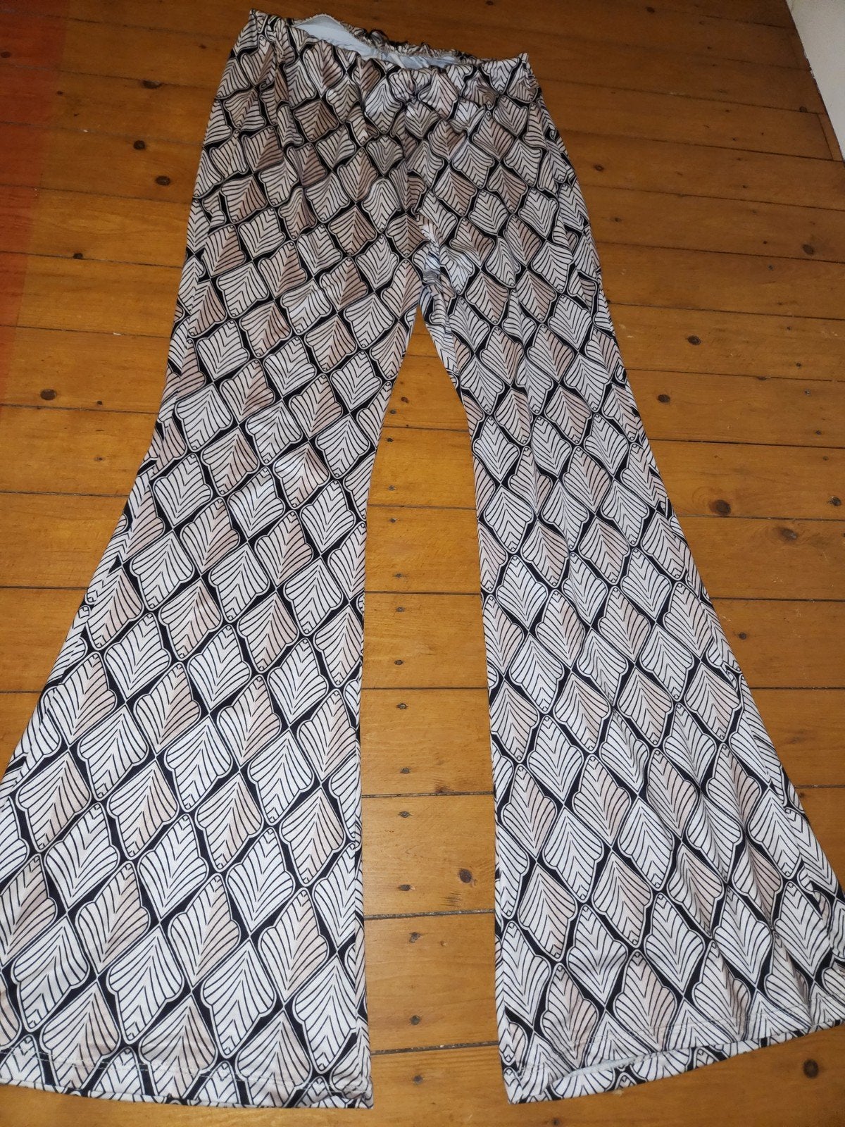 Pescara Broek XL met Patroon - Elastiek moet genaaid, Beige, Maat 46/48 (XL) of groter, Pescara, Ophalen of Verzenden