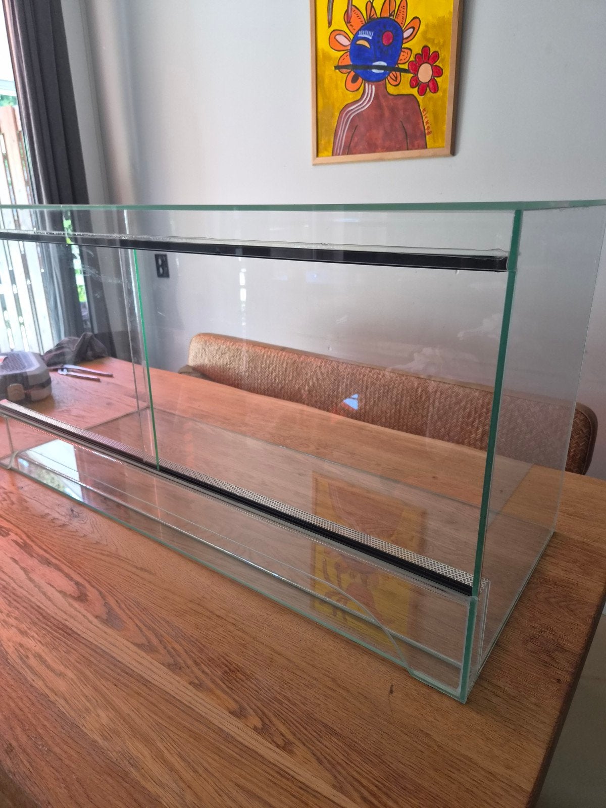 terrarium 100x40x50, Kooi, Fret, Zo goed als nieuw, 75 tot 110 cm