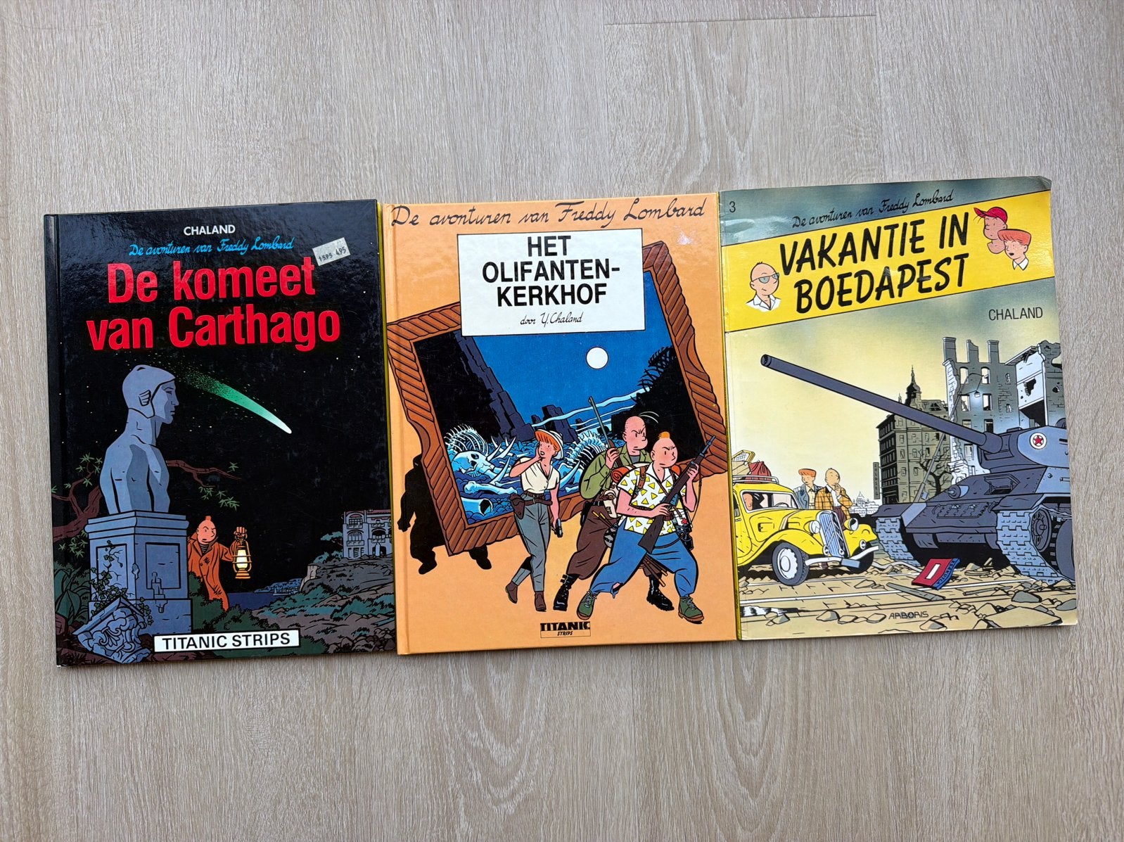 3x De Avonturen van Freddy Lombard -  Yves Chaland, Boeken, Stripboeken, Meerdere stripboeken, Ophalen of Verzenden, Gelezen