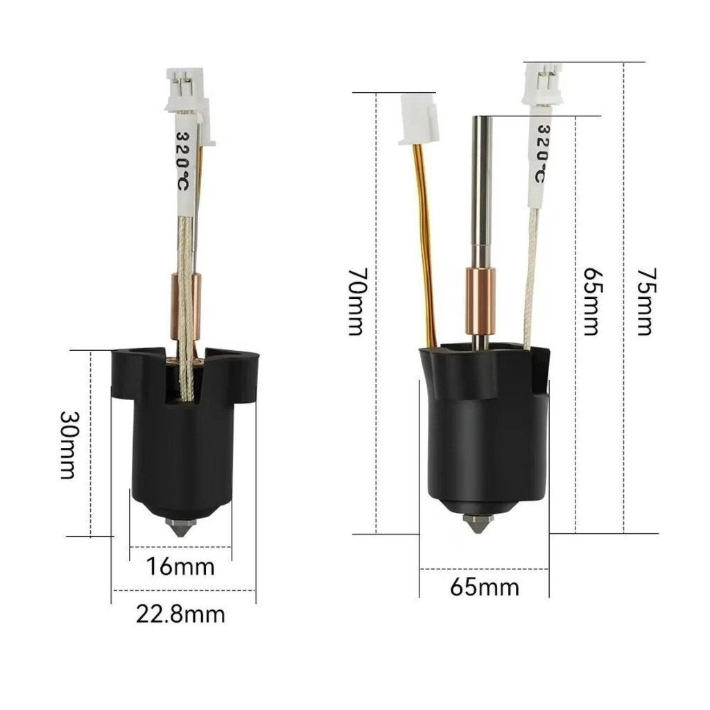 Creality K1C hardened steel nozzle/hotend kit nieuw, Verzenden, Nieuw