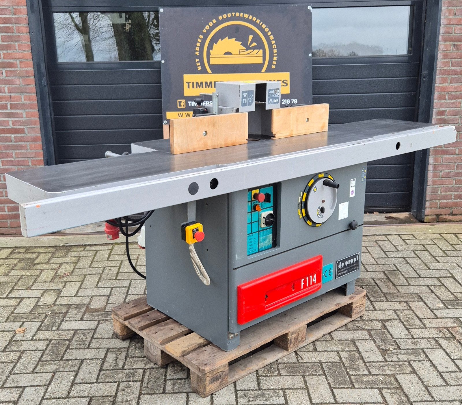 Casadei freesmachine 40mm frees CE geremd nette machine, Ophalen of Verzenden, Zo goed als nieuw, Elektrisch, Overige soorten
