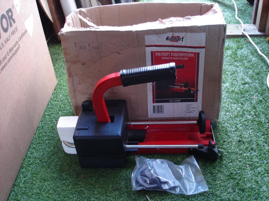 KELFORT Doseerpistool v.polyplamuur/polysoft (nieuw), Doe-het-zelf en Verbouw, Ophalen, Nieuw, Kitspuit, Overige merken