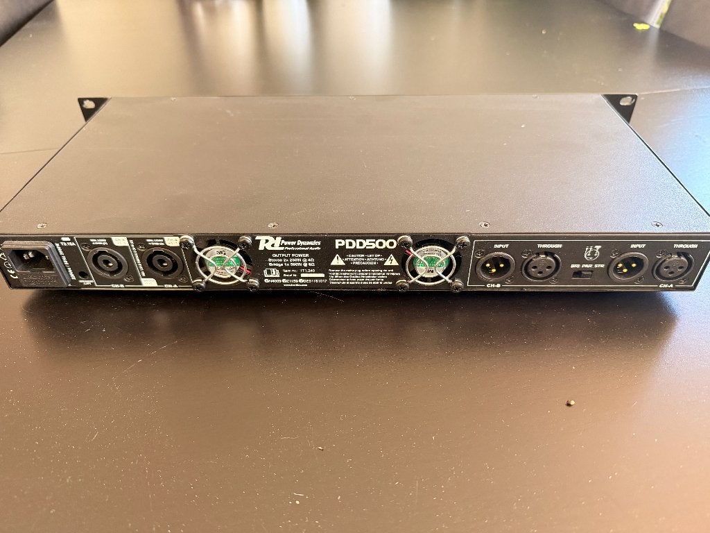 Powerdynamics PDD500, Ophalen, Zo goed als nieuw, Minder dan 5 kanalen