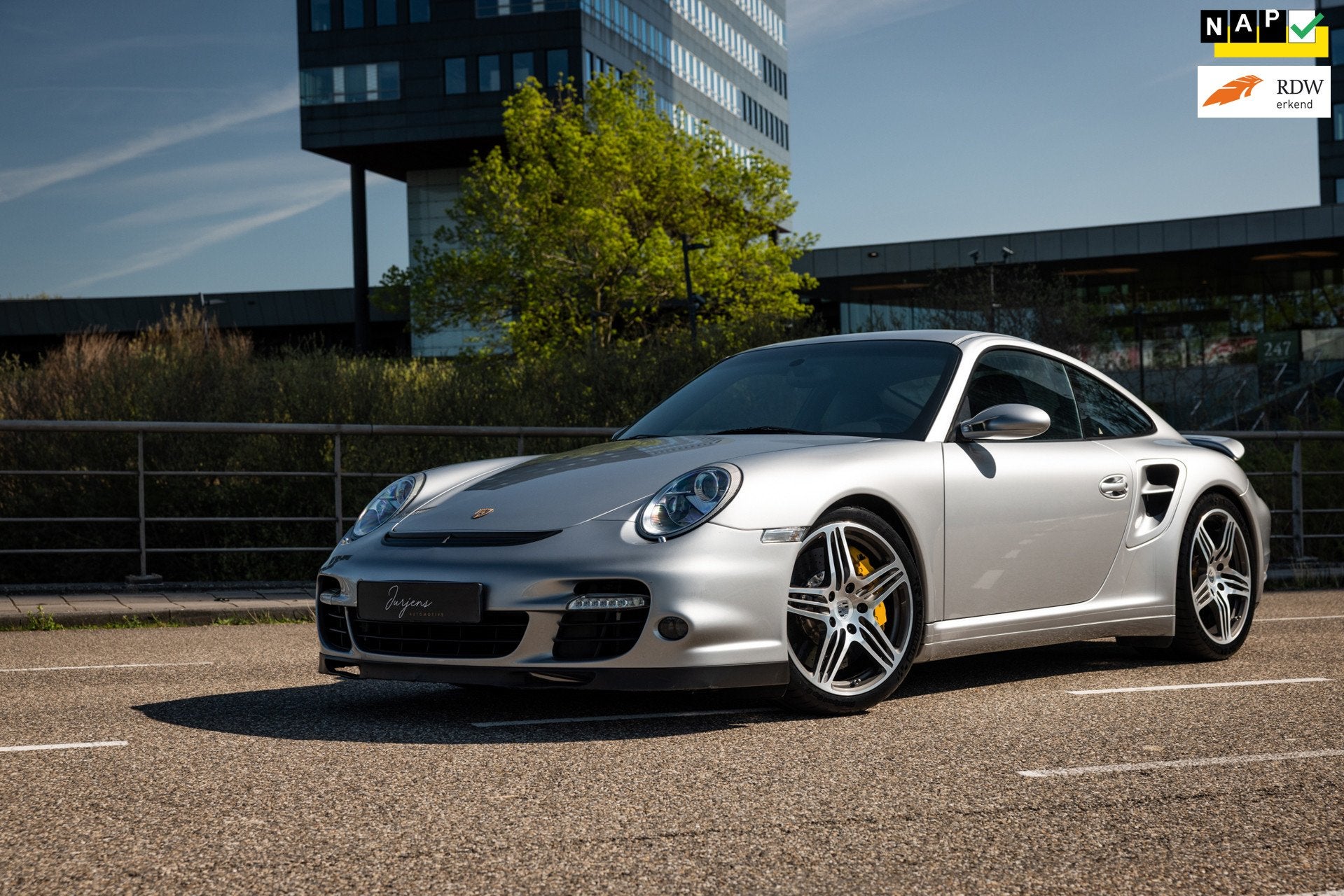 Porsche 911 (997) 3.6 Turbo Handgeschakeld (480pk) Orig NL -, Auto's, Dealer onderhouden, Gebruikt, Zwart, 4 stoelen