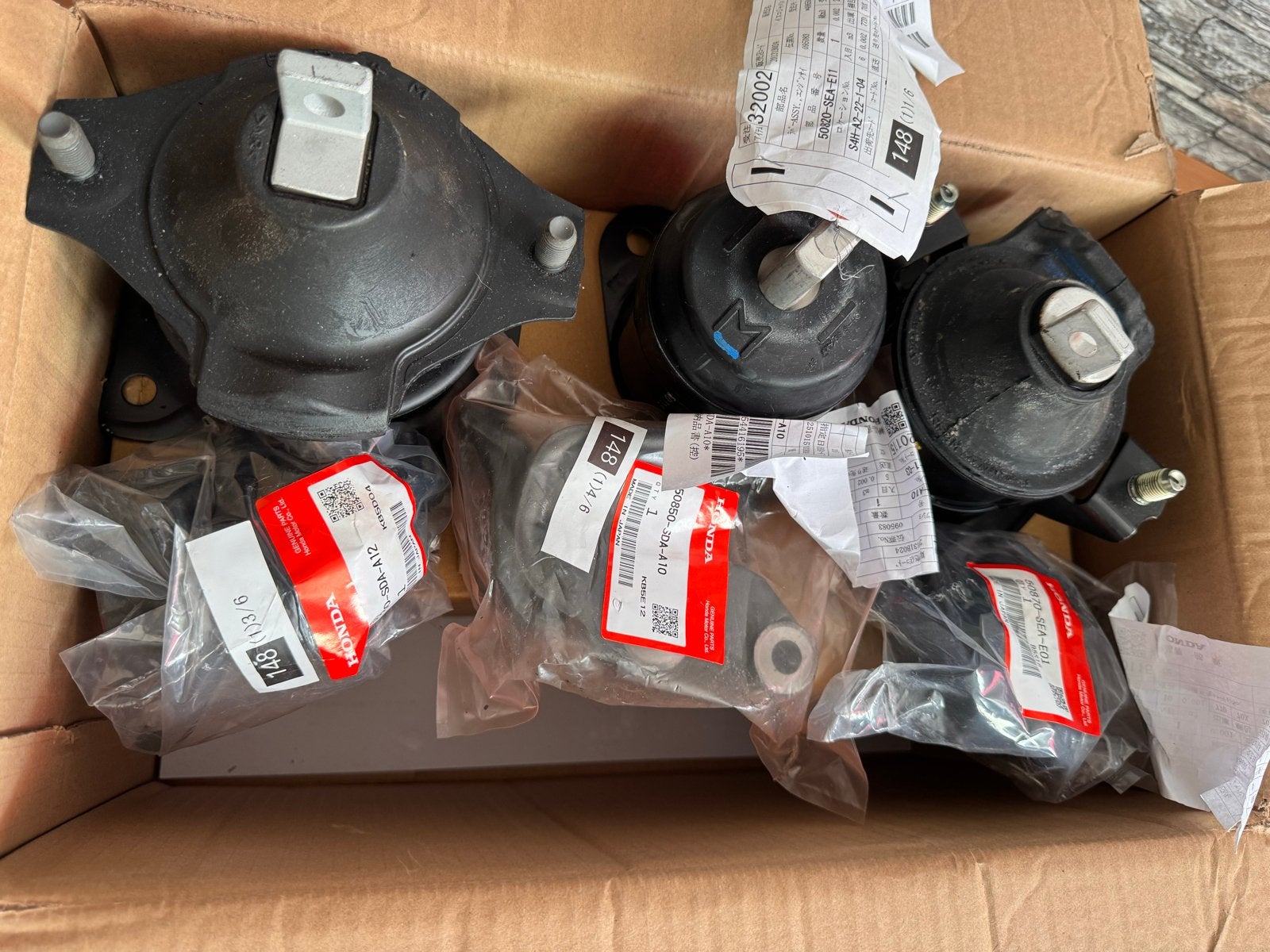 Honda Accord cl7/cl9 motorsteunen en baksteunen OEM NIEUW!, Ophalen of Verzenden, Nieuw, Honda