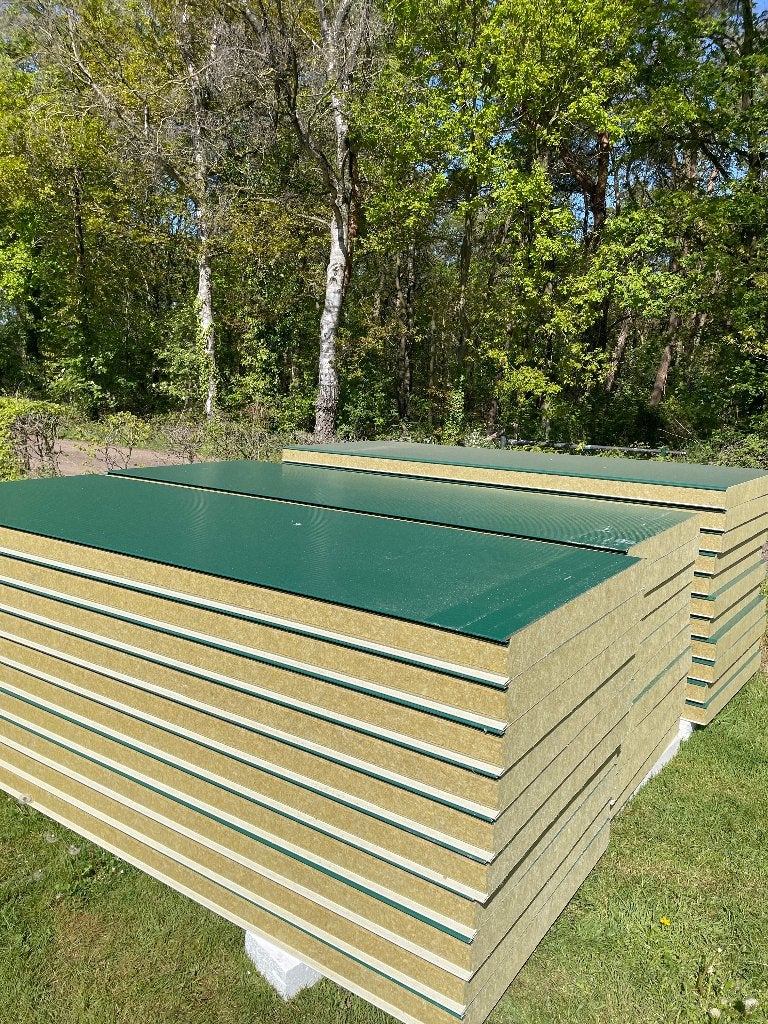 sandwichpaneel 100mm dik 60 min brandwerend, Doe-het-zelf en Verbouw, Platen en Panelen, Ophalen, Nieuw, Overige materialen, 50 tot 100 mm