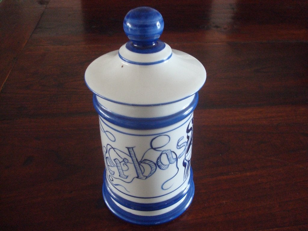 Porselein pot met deksel, Ophalen of Verzenden