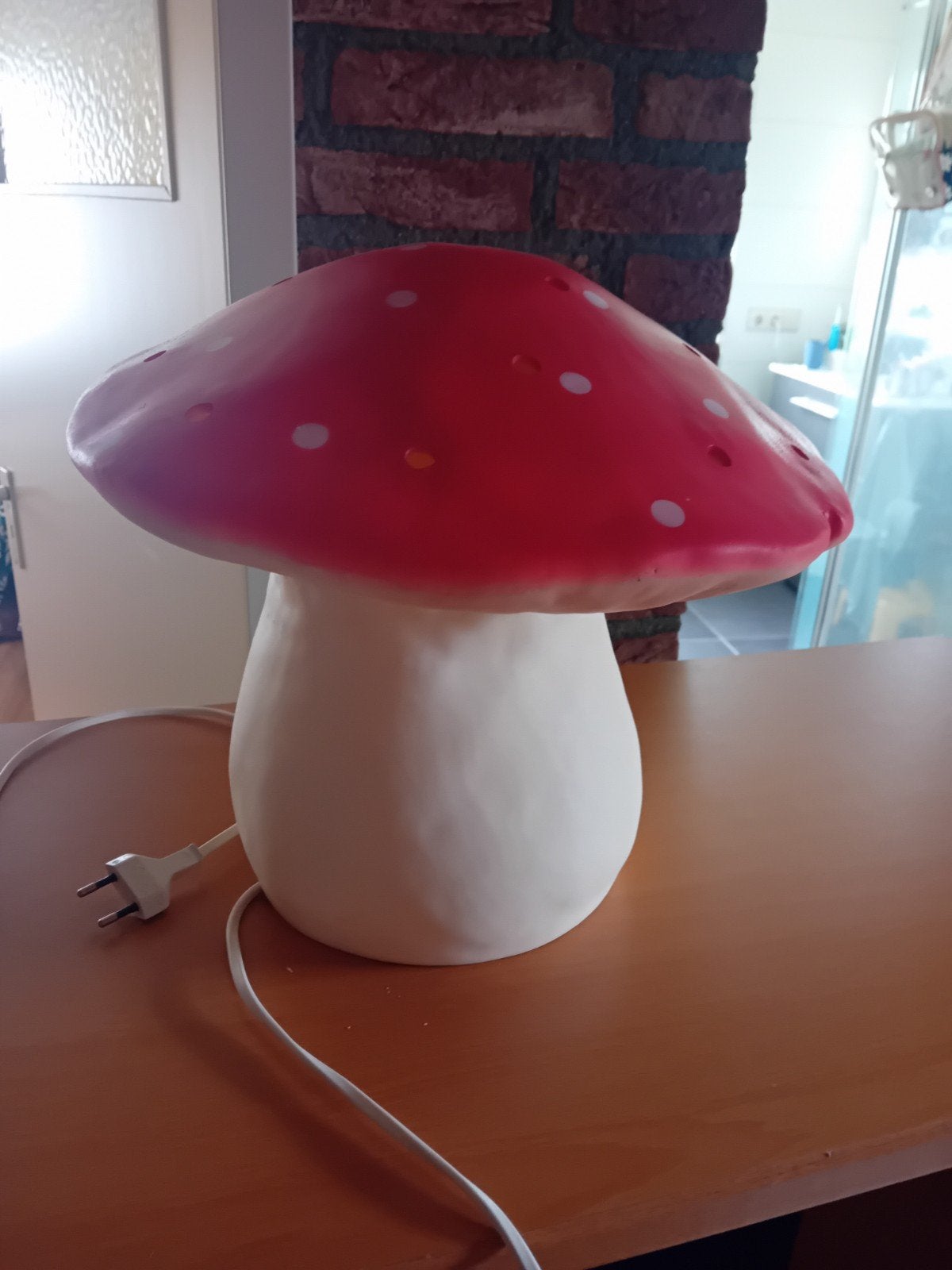 Heiko retro paddenstoelenlamp, Ophalen of Verzenden, Vintage