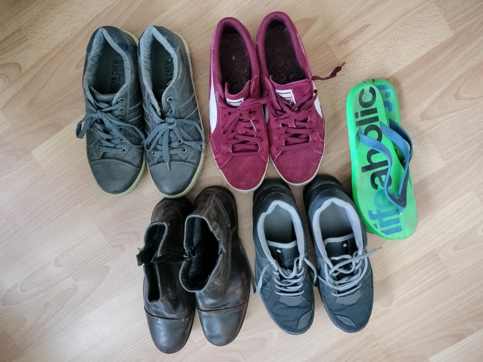 heren schoenen 42/43, Ophalen of Verzenden, Zo goed als nieuw, Zwart