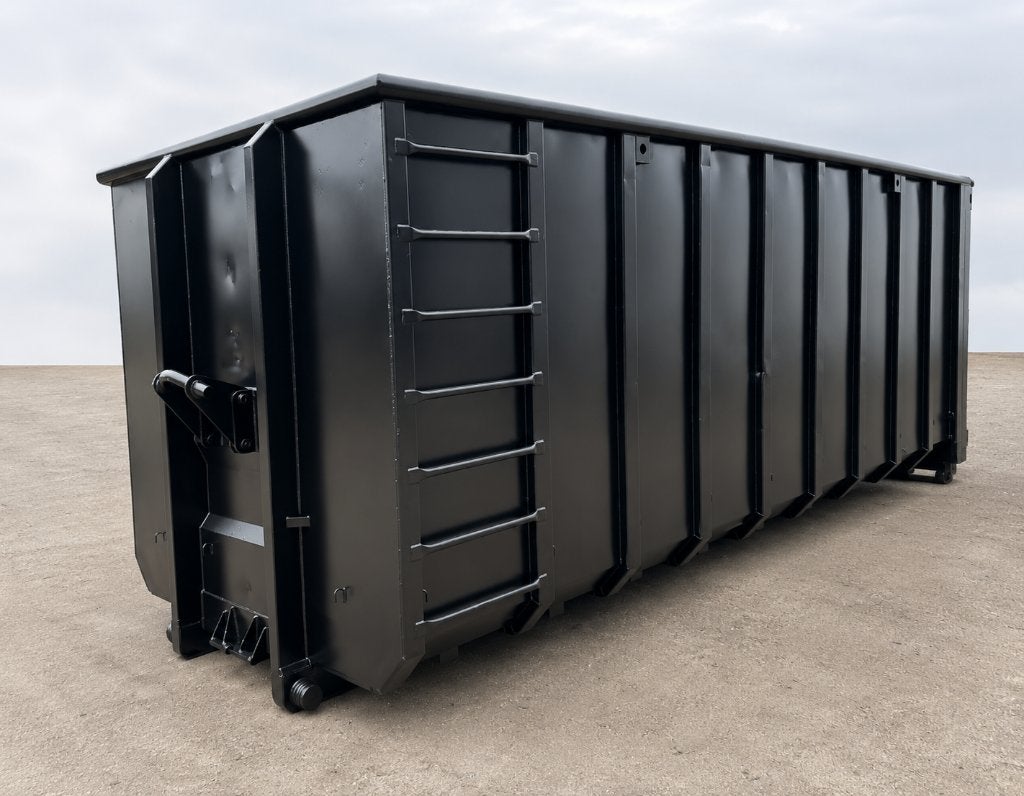 Te koop 30 m³ afvalcontainer – zwart – haakarm-kabel, Zakelijke goederen, Machines en Bouw | Keten en Containers, Ophalen