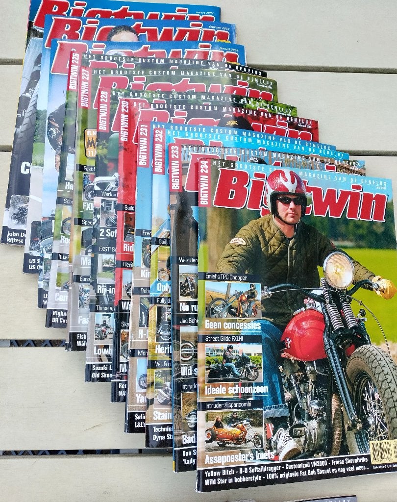 BigTwin magazine - motorblad / maandblad 130 stuks, Ophalen of Verzenden, Gelezen, BigTwin, Merk of Model