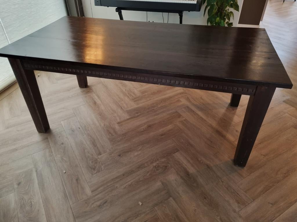 Koloniale eettafel voor 8 personen, Ophalen, Gebruikt, Koloniaal, 50 tot 100 cm