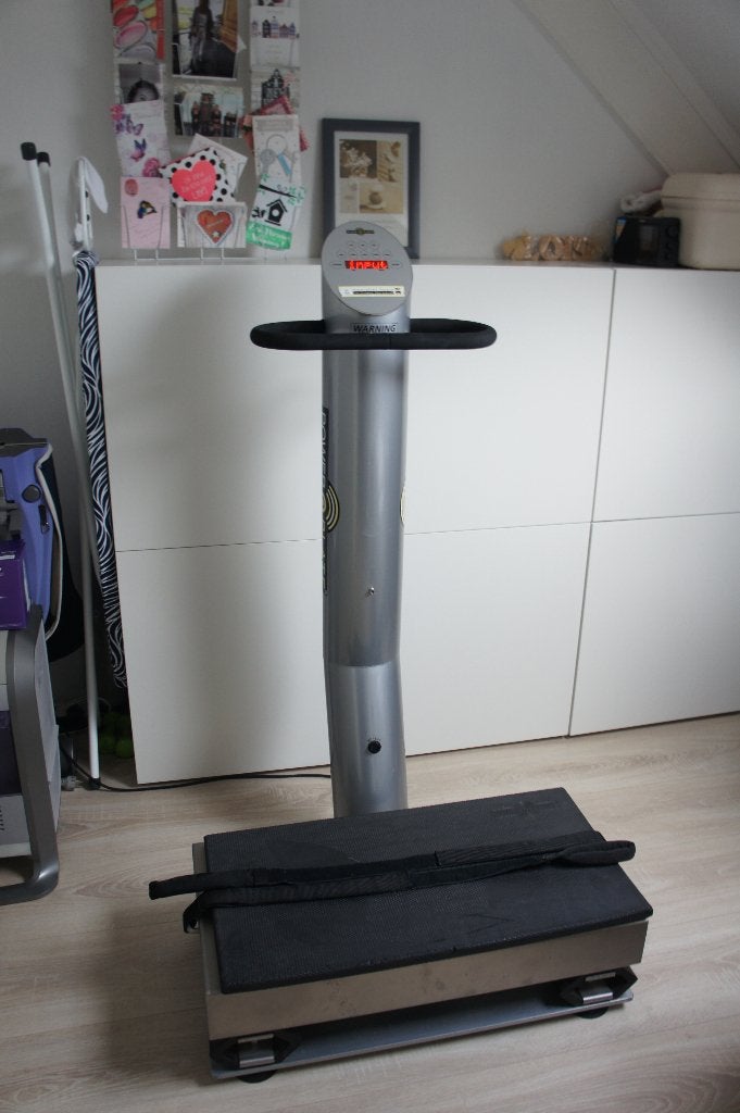 Power plate, Ophalen, Benen, Trilplaat, Aluminium
