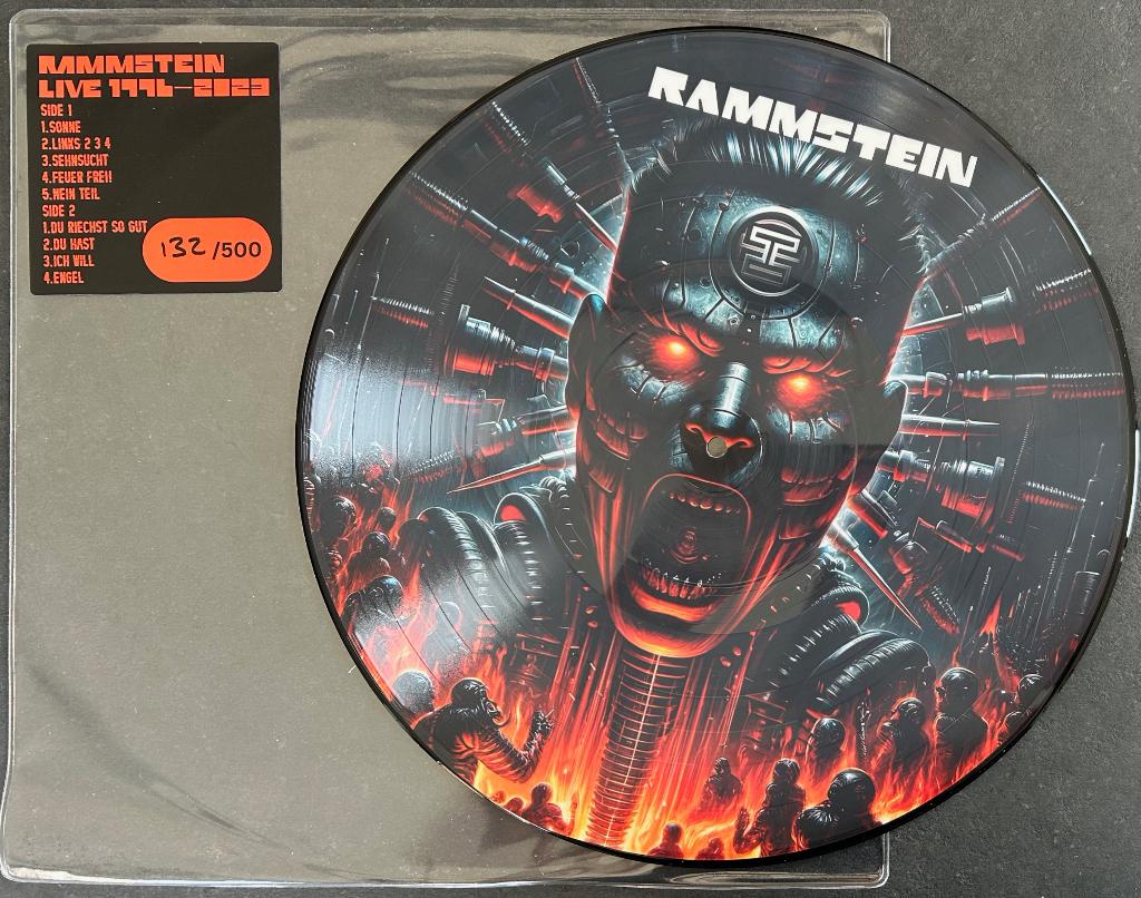 RAMMSTEIN - Live 1996-2023 ( LP; picture disc ), Cd's en Dvd's, Vinyl | Hardrock en Metal, Ophalen of Verzenden, Zo goed als nieuw
