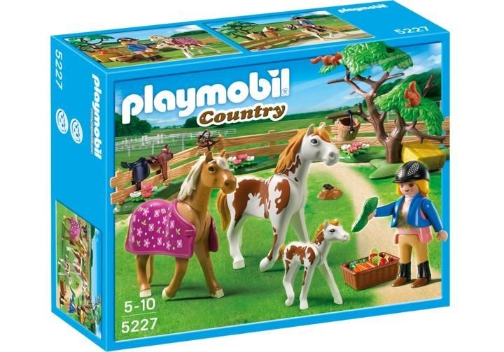 5227 paddock met paardenfamilie, Complete set, Nieuw, Ophalen of Verzenden, Country