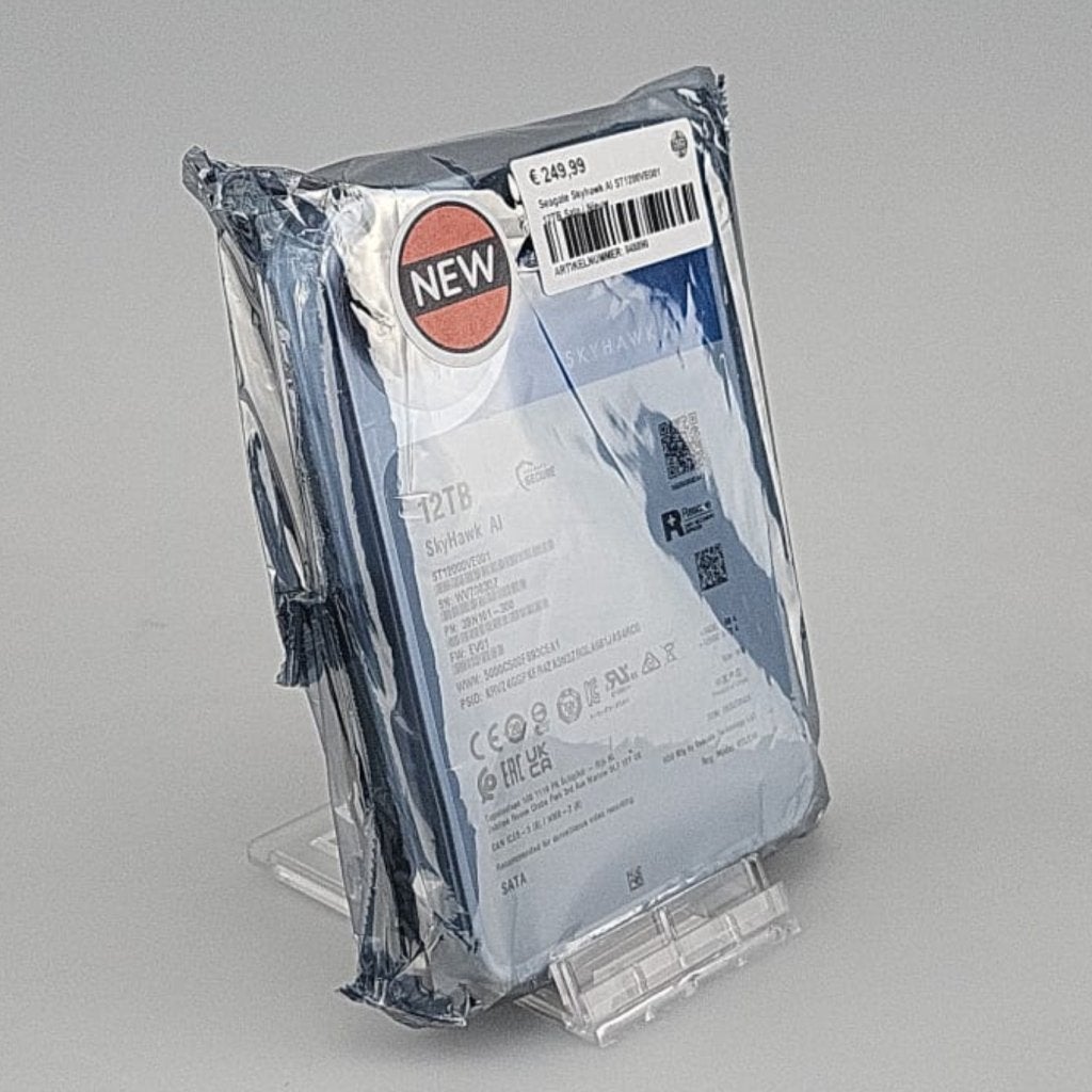 Seagate Skyhawk AI ST1200VE001 12TB Sata | Nieuw, Seagate, Nieuw, Support@seagate.com, 47488 Kato Road
Fremont, CA 94538
United States
