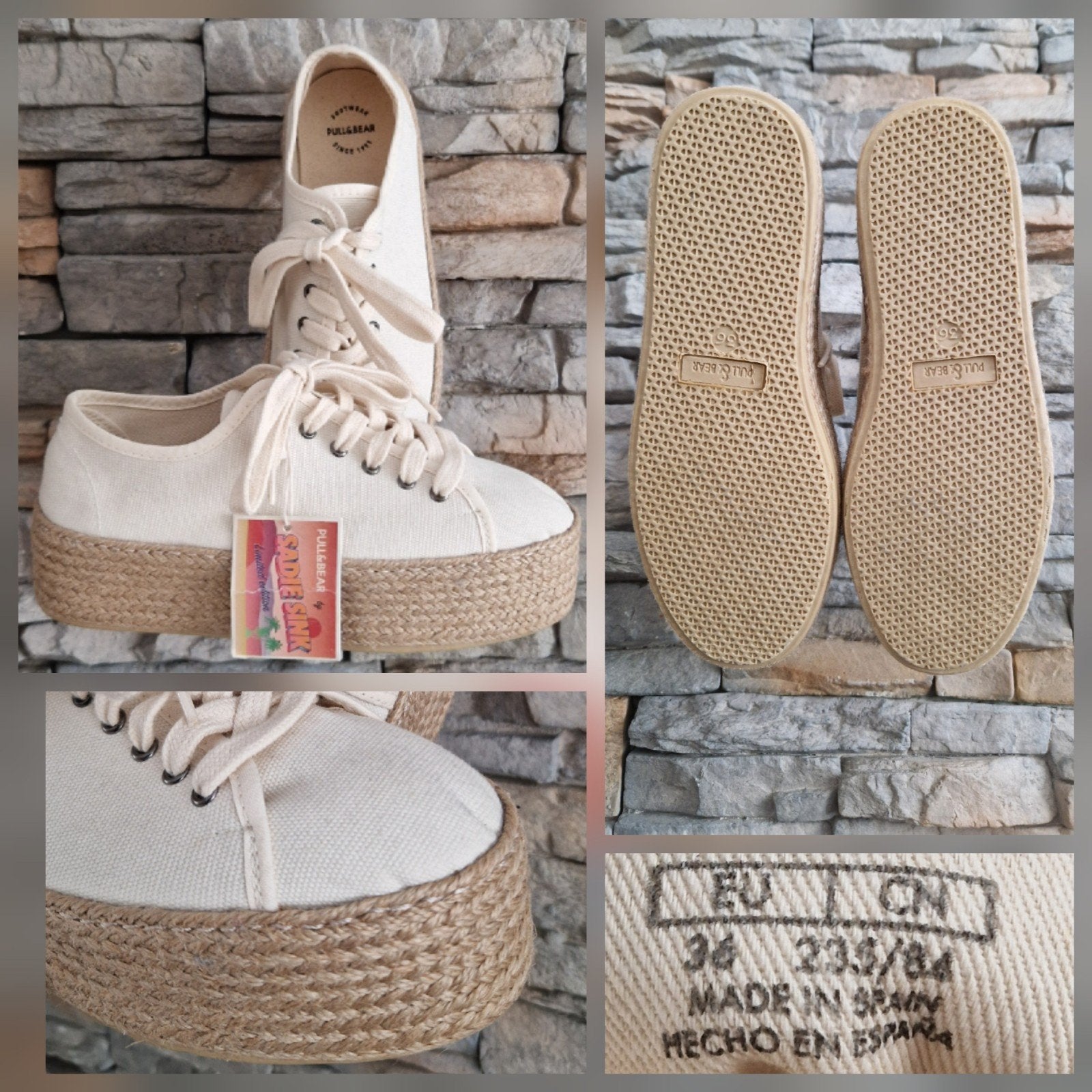 Schoenen maat 36, Kleding | Dames, Beige, Ophalen of Verzenden, Zo goed als nieuw, Espadrilles of Moccasins