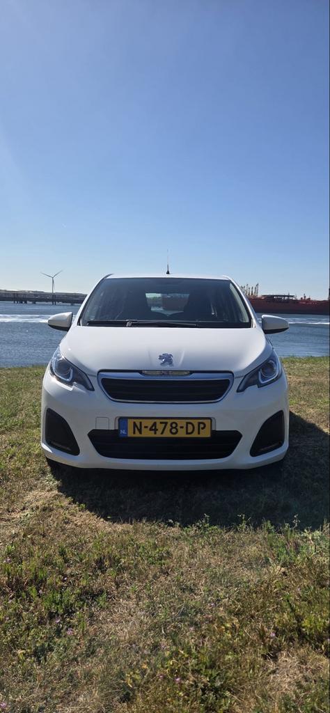 Peugeot 108 1.0 5d 2021 airco carplay navigatie en camera, Stof, 4 stoelen, Wit, Origineel Nederlands
