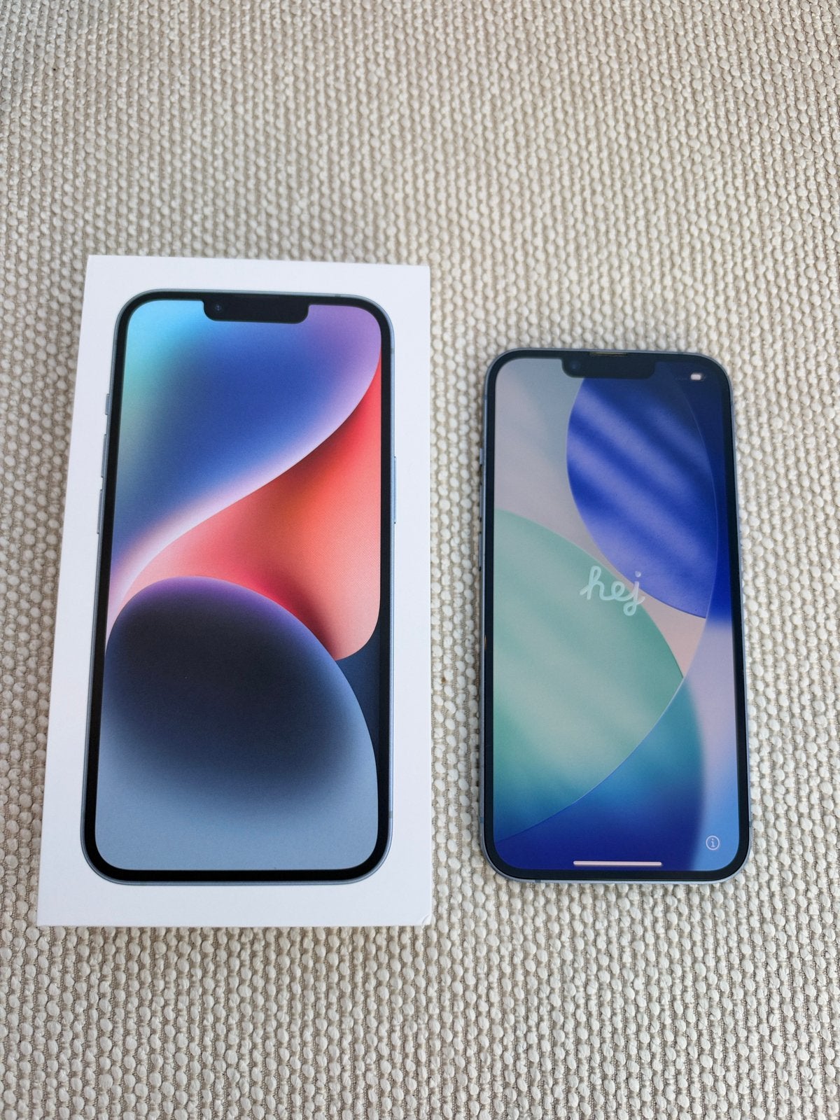 Iphone 14 California - 256gb, Telecommunicatie, Blauw, Zo goed als nieuw, 82 %, Zonder simlock