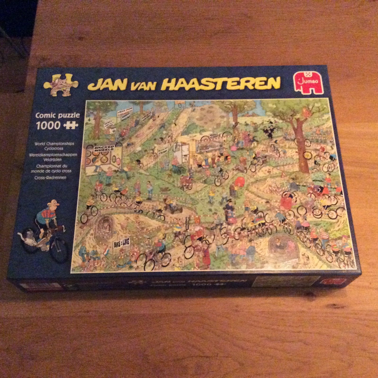 Jan van Haasteren puzzel,1000st, Veldrijden. Ruilen of Kopen, Ophalen, 500 t/m 1500 stukjes, Gebruikt, Legpuzzel
