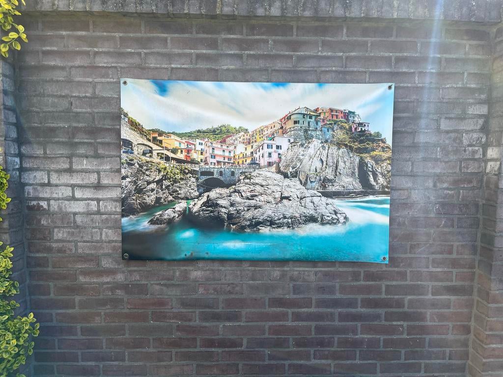 Set van 4 tuindoeken: Italië (Amalfi, Rome, Toscane), Ophalen, Zo goed als nieuw