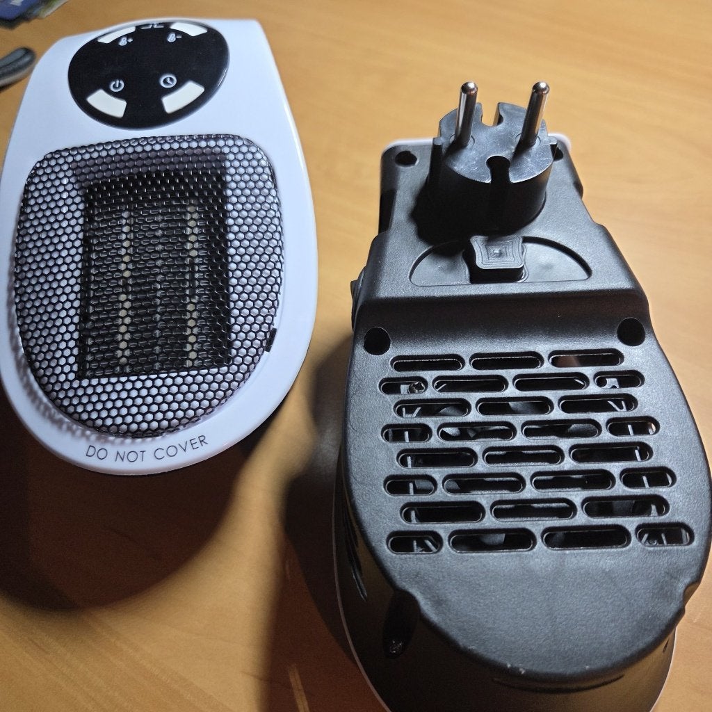 2 NIEUWE portable heaters van 90 voor slechts 37.50 euro, Minder dan 30 cm, Verzenden, Overige typen, Nieuw