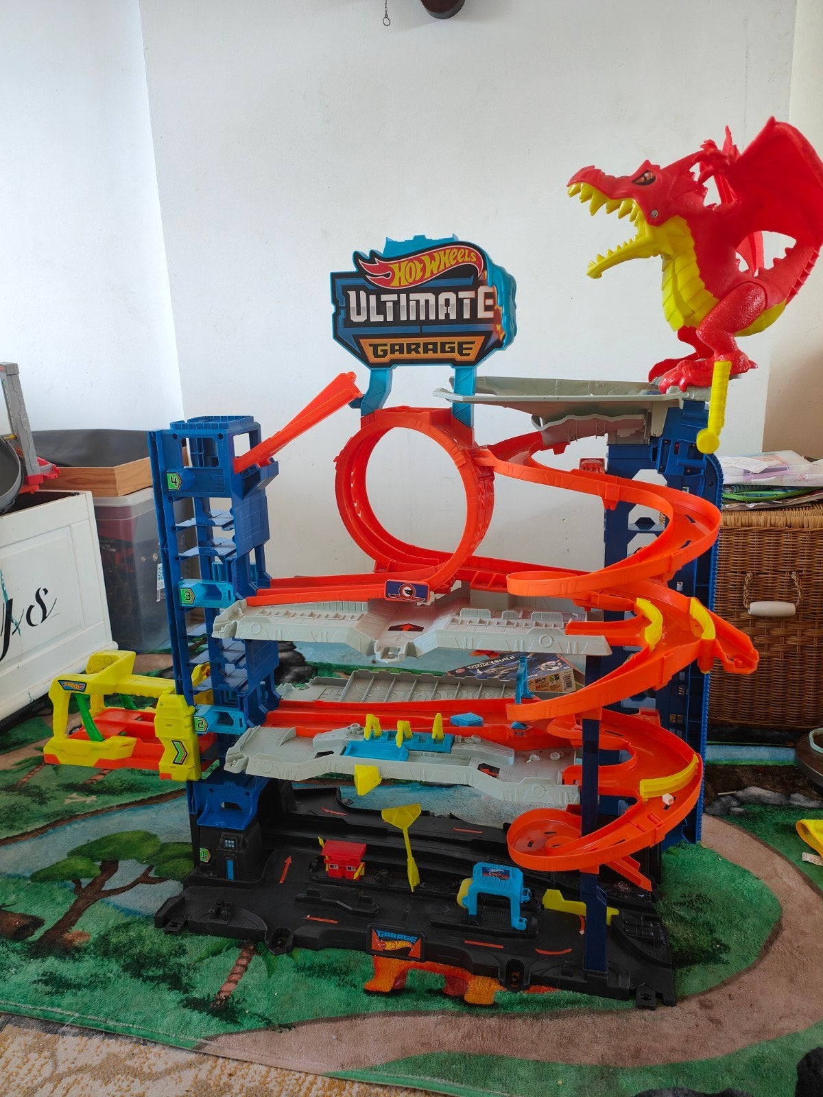 Hot Wheels Ultimate garage, Ophalen, Racebaan, Zo goed als nieuw, Hot Wheels
