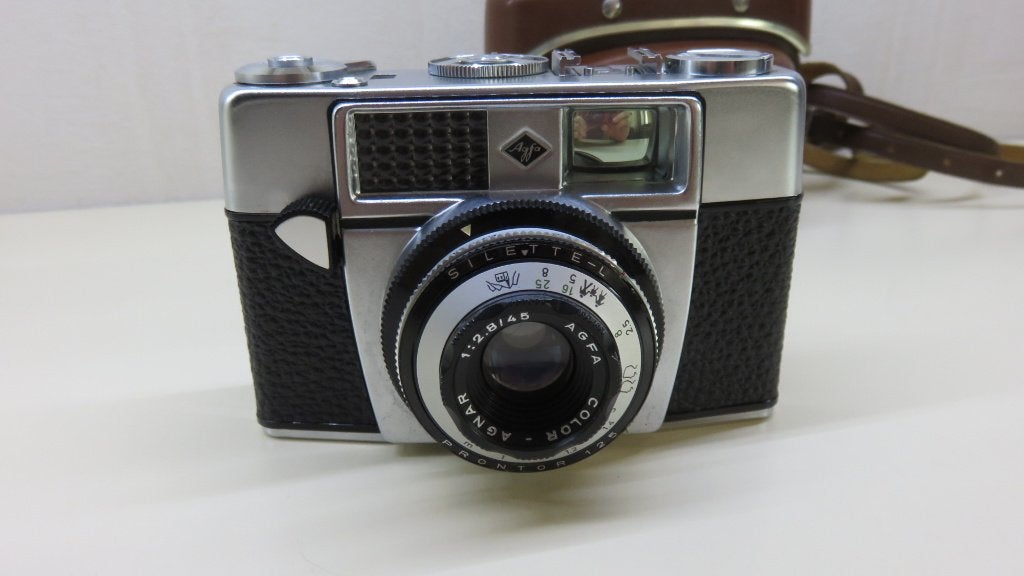 Agfa Silette-L camera met Agnar Color 1:2.8/45 lens., Ophalen of Verzenden, Zo goed als nieuw, Compact, Overige Merken