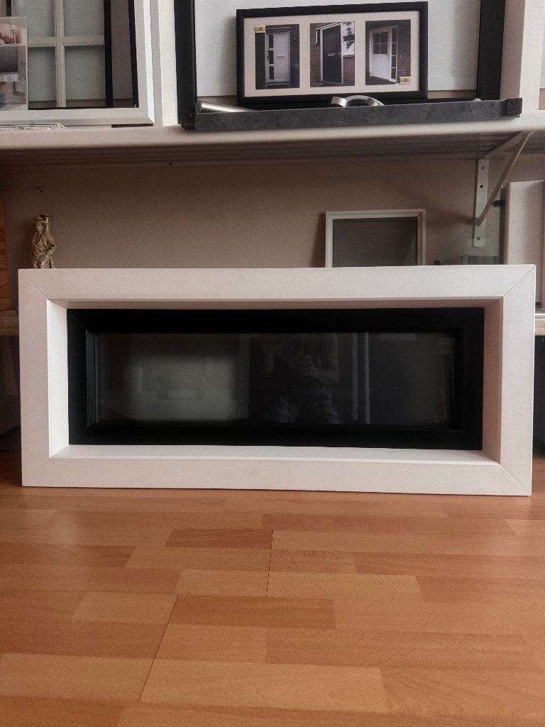 Kiepraam met melkglas, Kunststof, Raamkozijn, Nieuw, Minder dan 75 cm