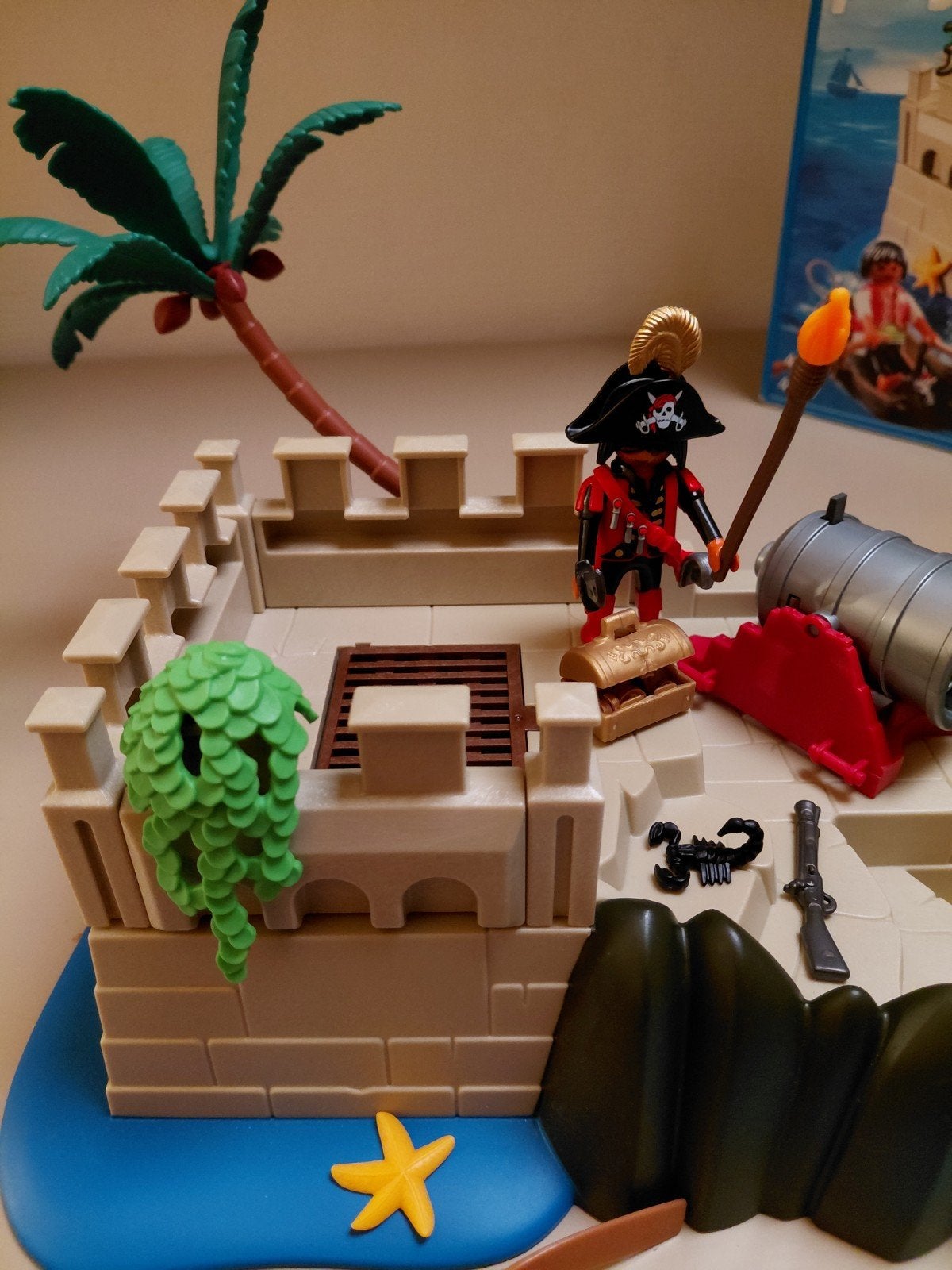 playmobil piraten vesting 4007, Ophalen of Verzenden, Gebruikt