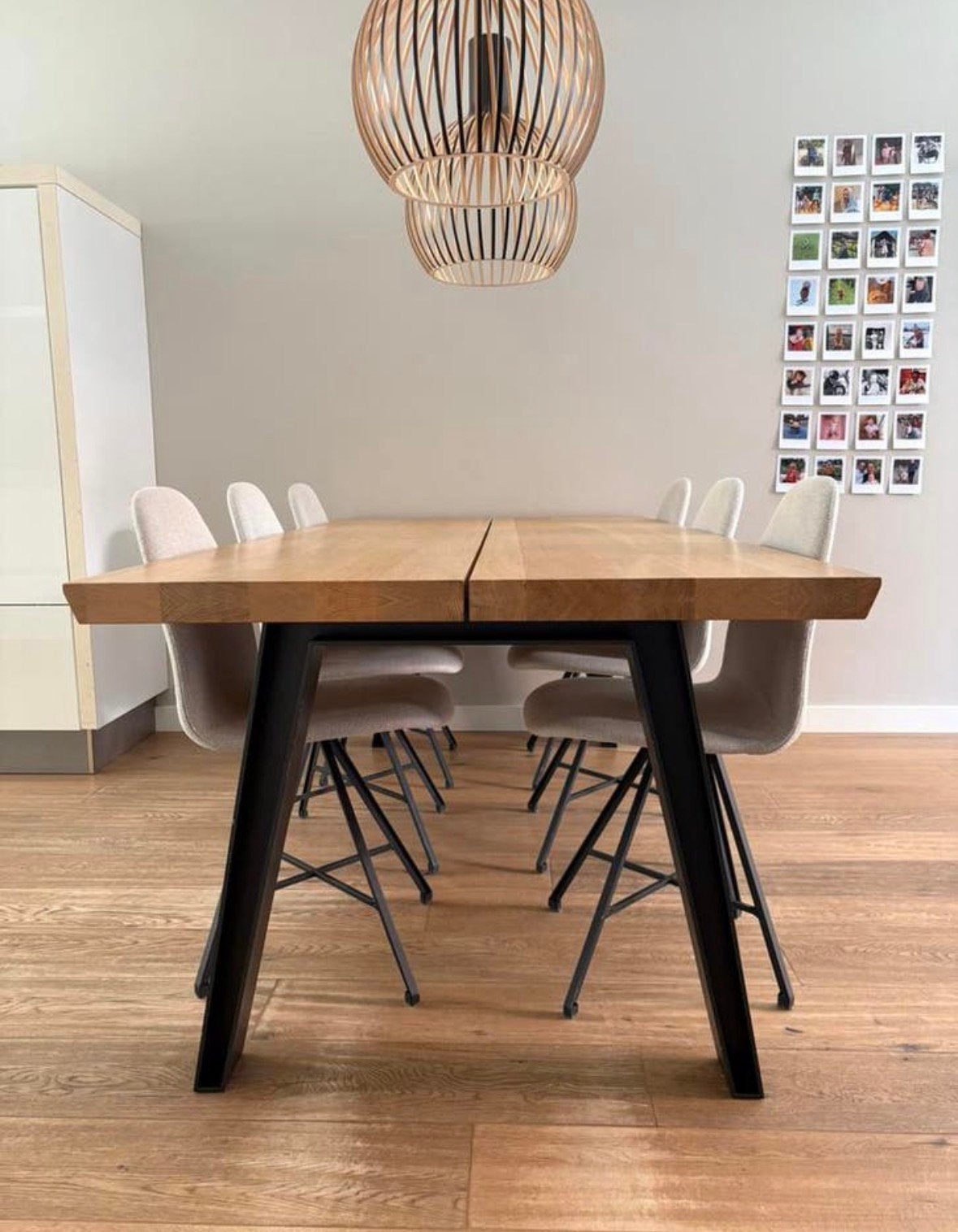 QLIV Eettafel side-to-side 210x100, Ophalen, Rechthoekig, 200 cm of meer, 50 tot 100 cm