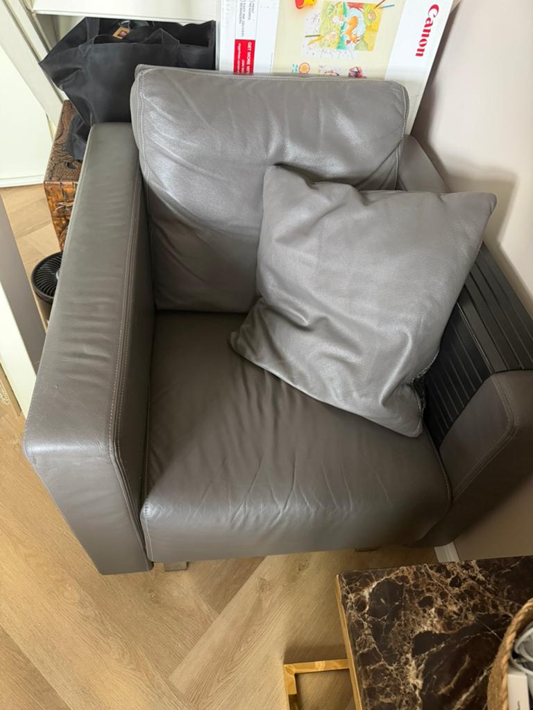 Montel stoel antracite, Huis en Inrichting, Fauteuils, Ophalen, 75 tot 100 cm, 50 tot 75 cm