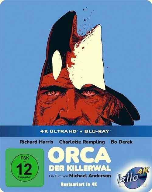 Blu-ray 4K: Orca: The Killer Whale (1977 Richard Harris) DE, Ophalen of Verzenden, Nieuw in verpakking, 4K Ultra HD Blu-ray, Horror